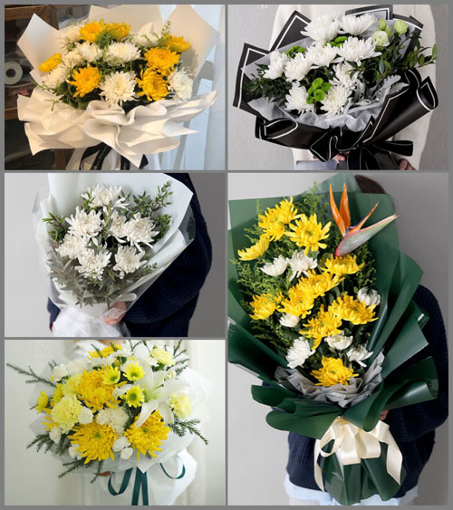 福建福州长乐市首占镇塘屿村白事花束代送